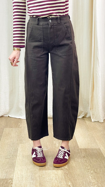 Pantalon Balloon – Pantalon large en coton