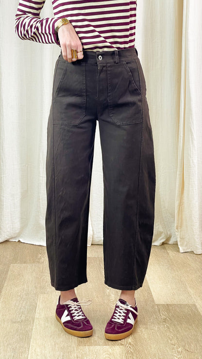 Pantalon Balloon – Pantalon large en coton