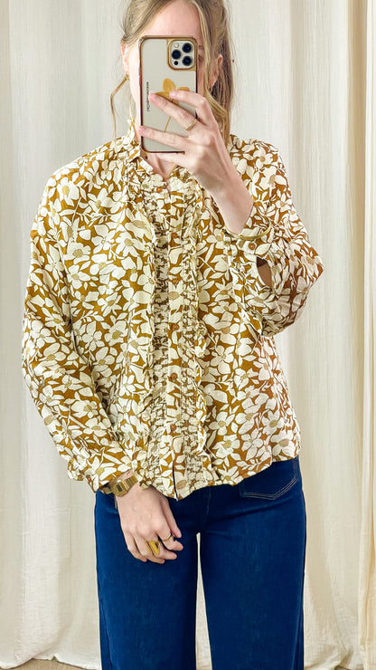 Blouse Fanny – Blouse fleurie à volants