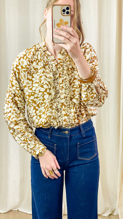Blouse Fanny – Blouse fleurie à volants