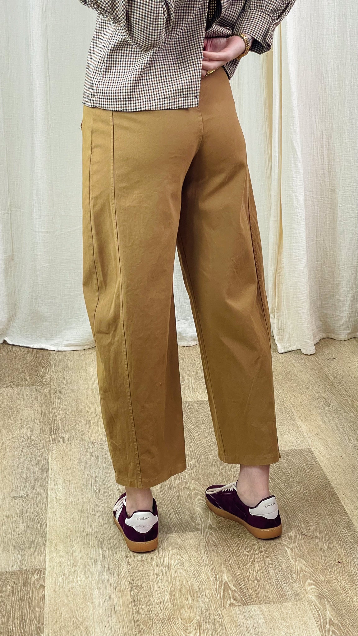 Pantalon Balloon – Pantalon large en coton