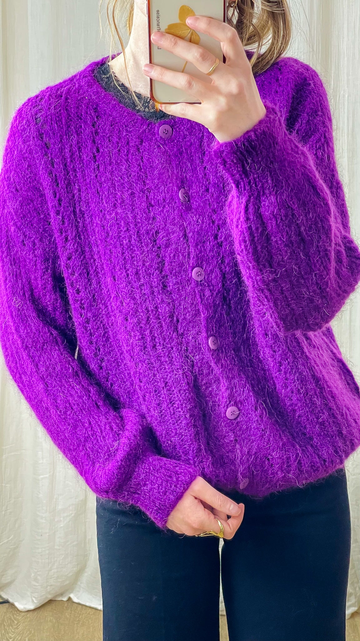 Gilet Dora – Gilet en maille mohair