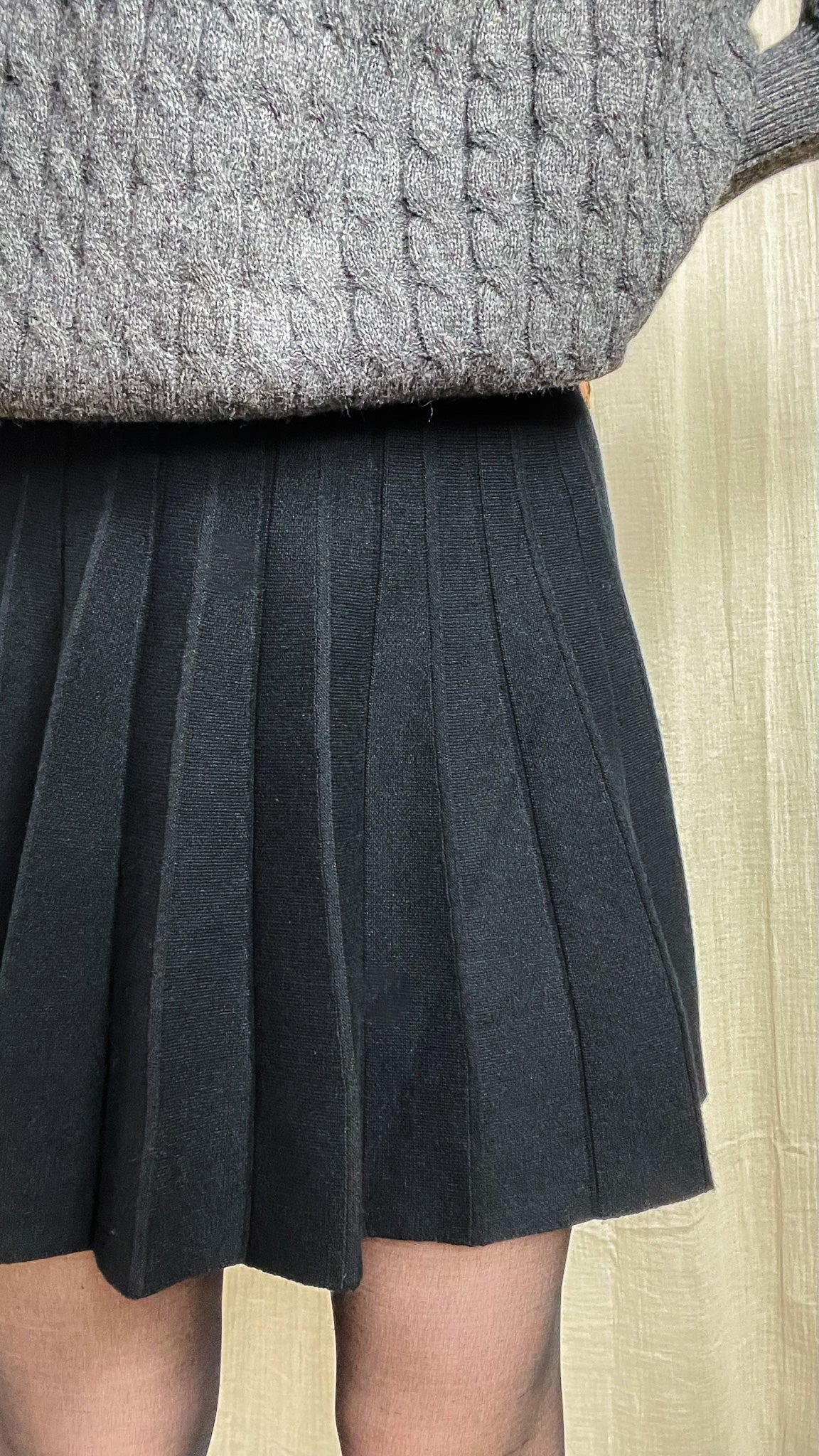 Jupe Malaury - Jupe plissée en maille