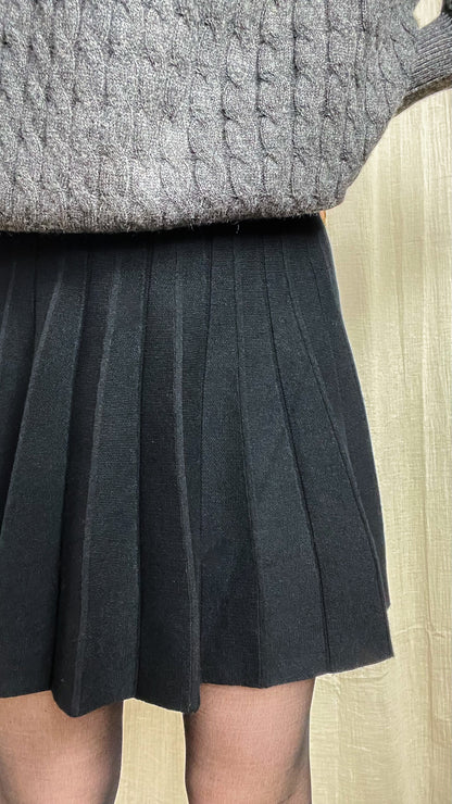 Jupe Malaury - Jupe plissée en maille