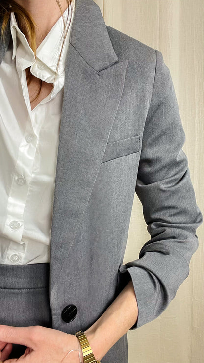 Blazer Phoebe – Blazer gris chic