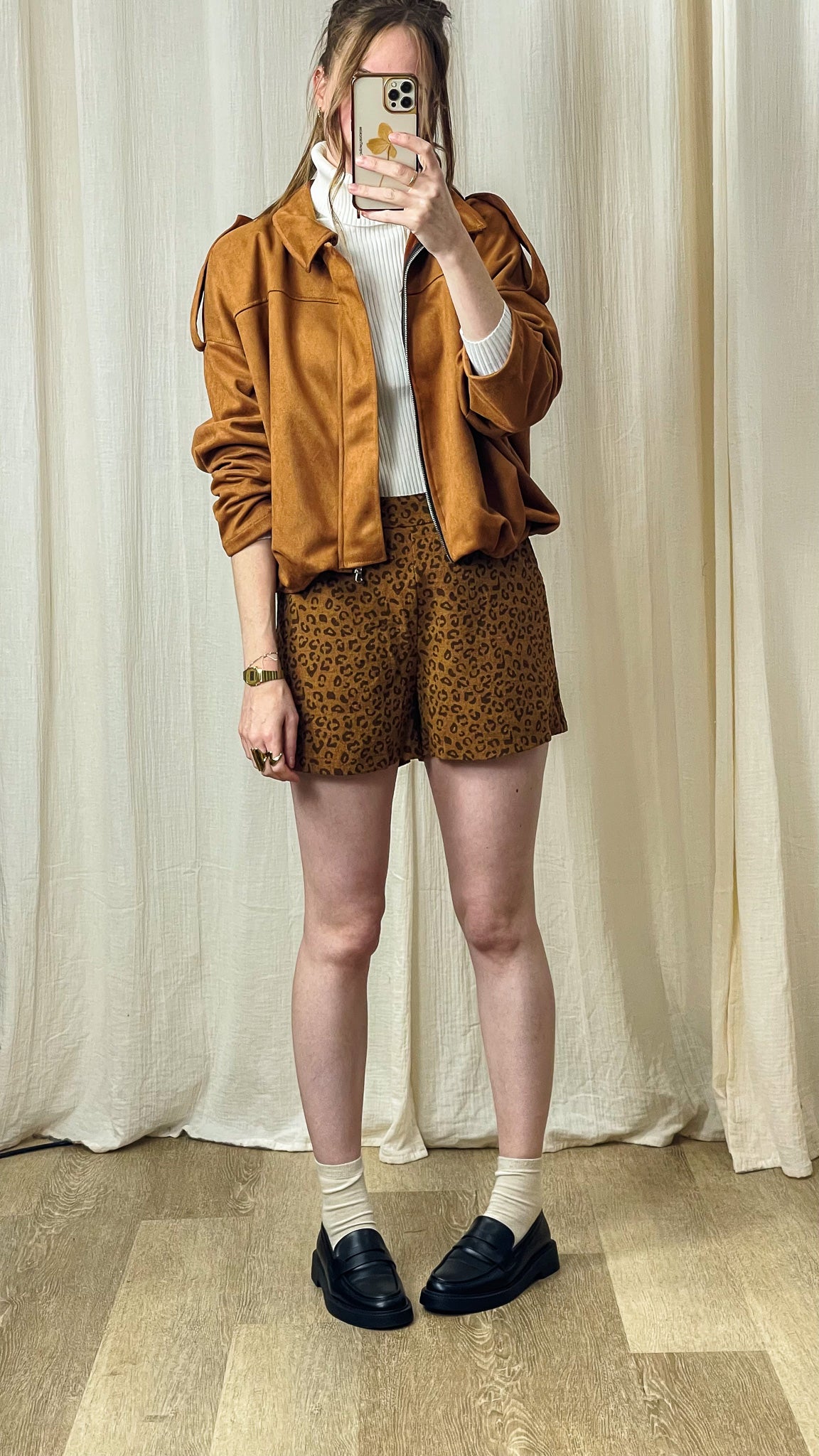 Short Léopard – Imprimé animal et coupe moderne