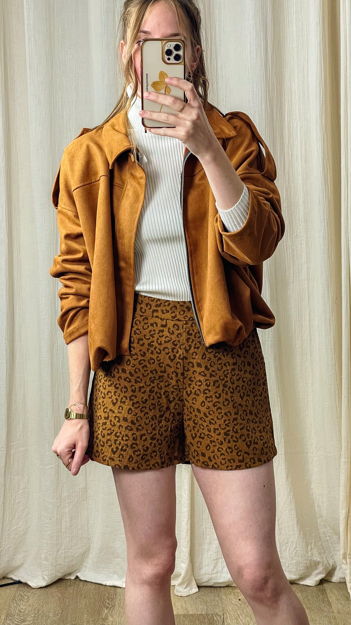 Short Léopard – Imprimé animal et coupe moderne