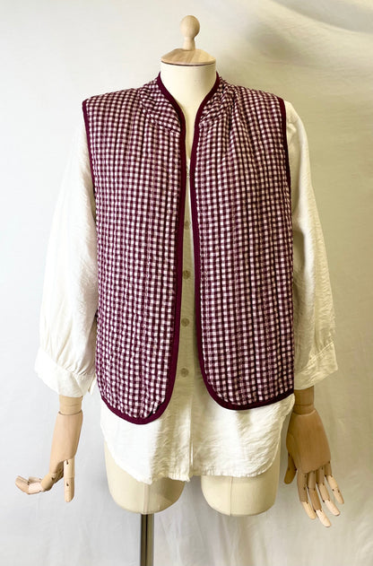 Veste Vichy - Veste boléro motif vichy