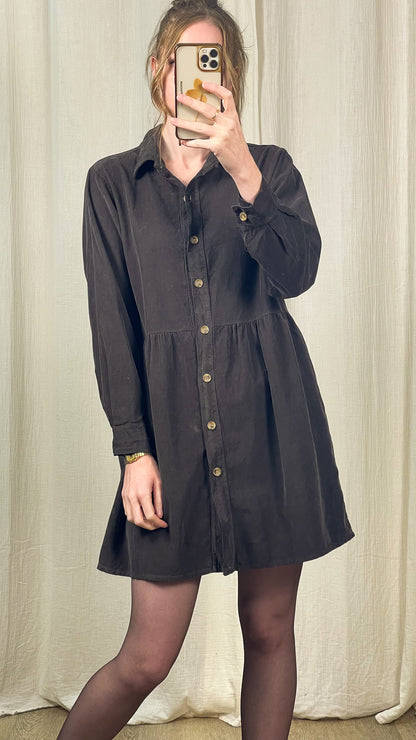 Robe Clara - Robe ample en velours