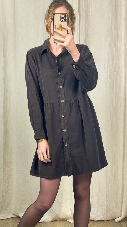 Robe Clara - Robe ample en velours