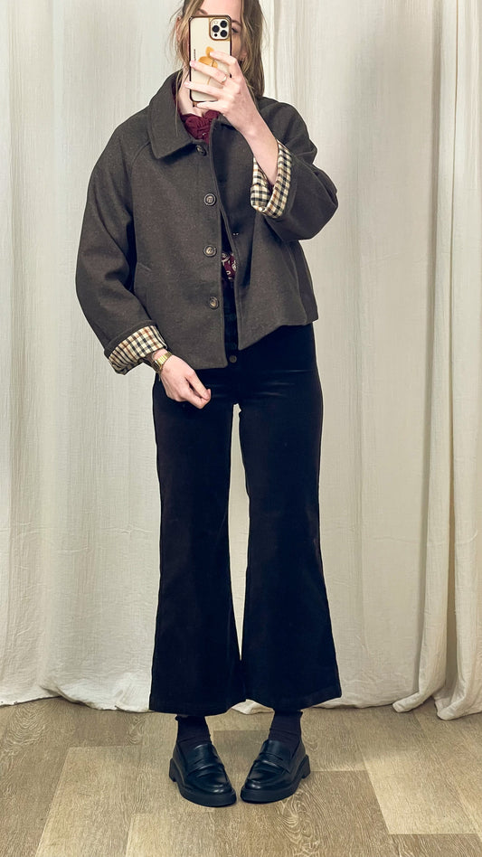 Manteau Valentine - Manteau court marron