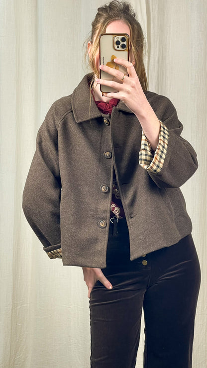 Manteau Valentine - Manteau court marron