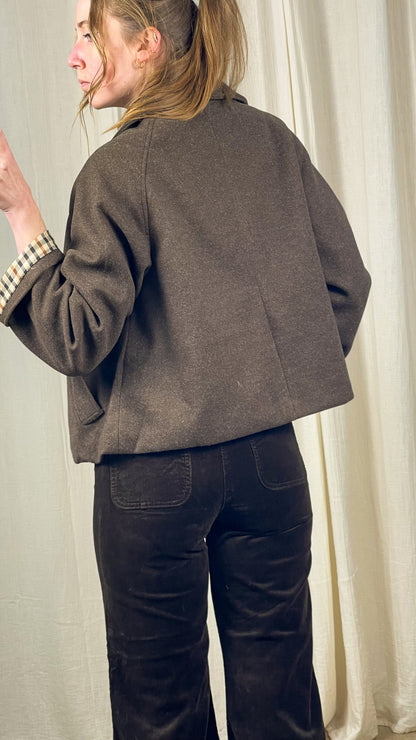 Manteau Valentine - Manteau court marron