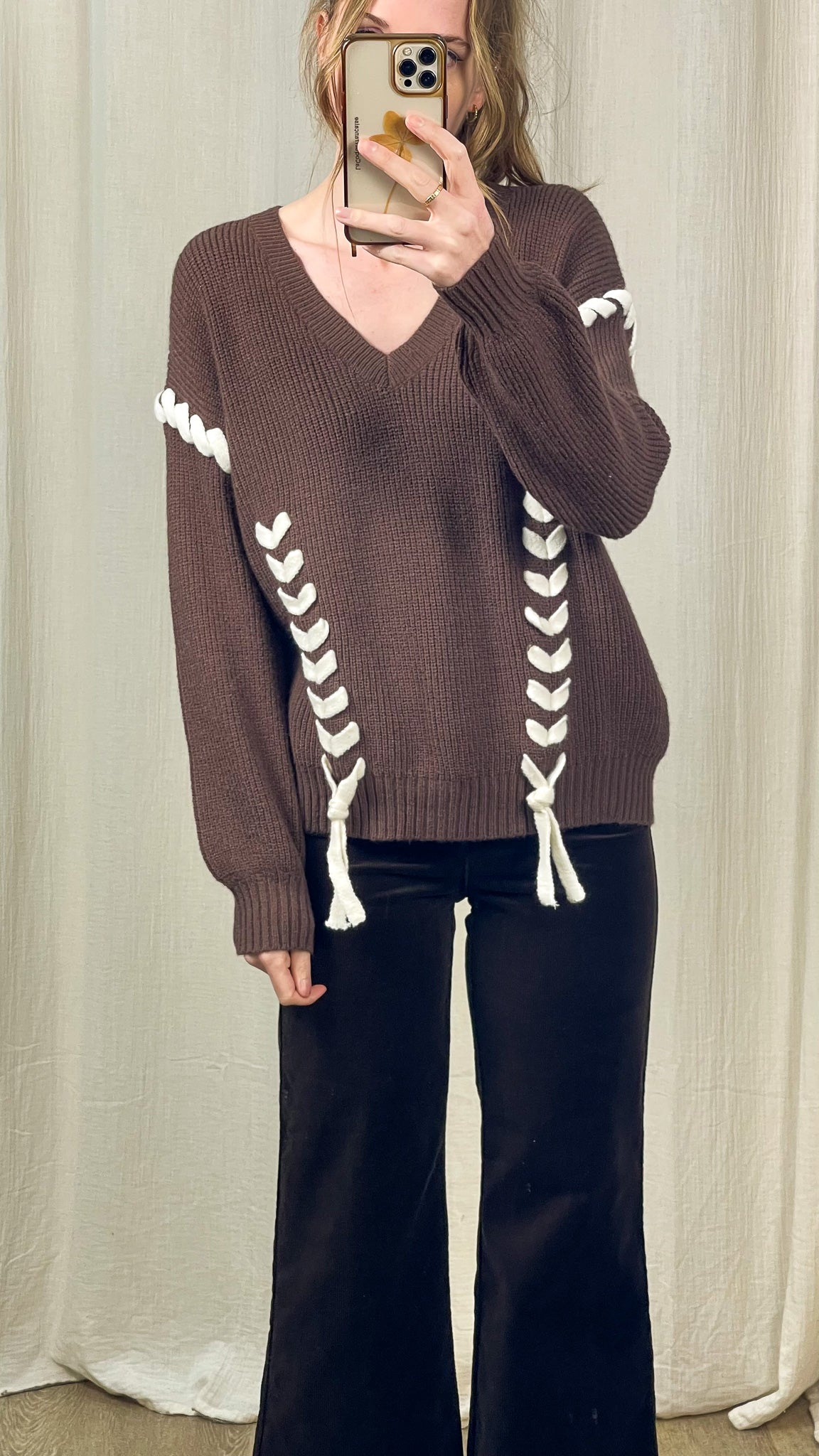 Pull Anna - Pull en maille tressée