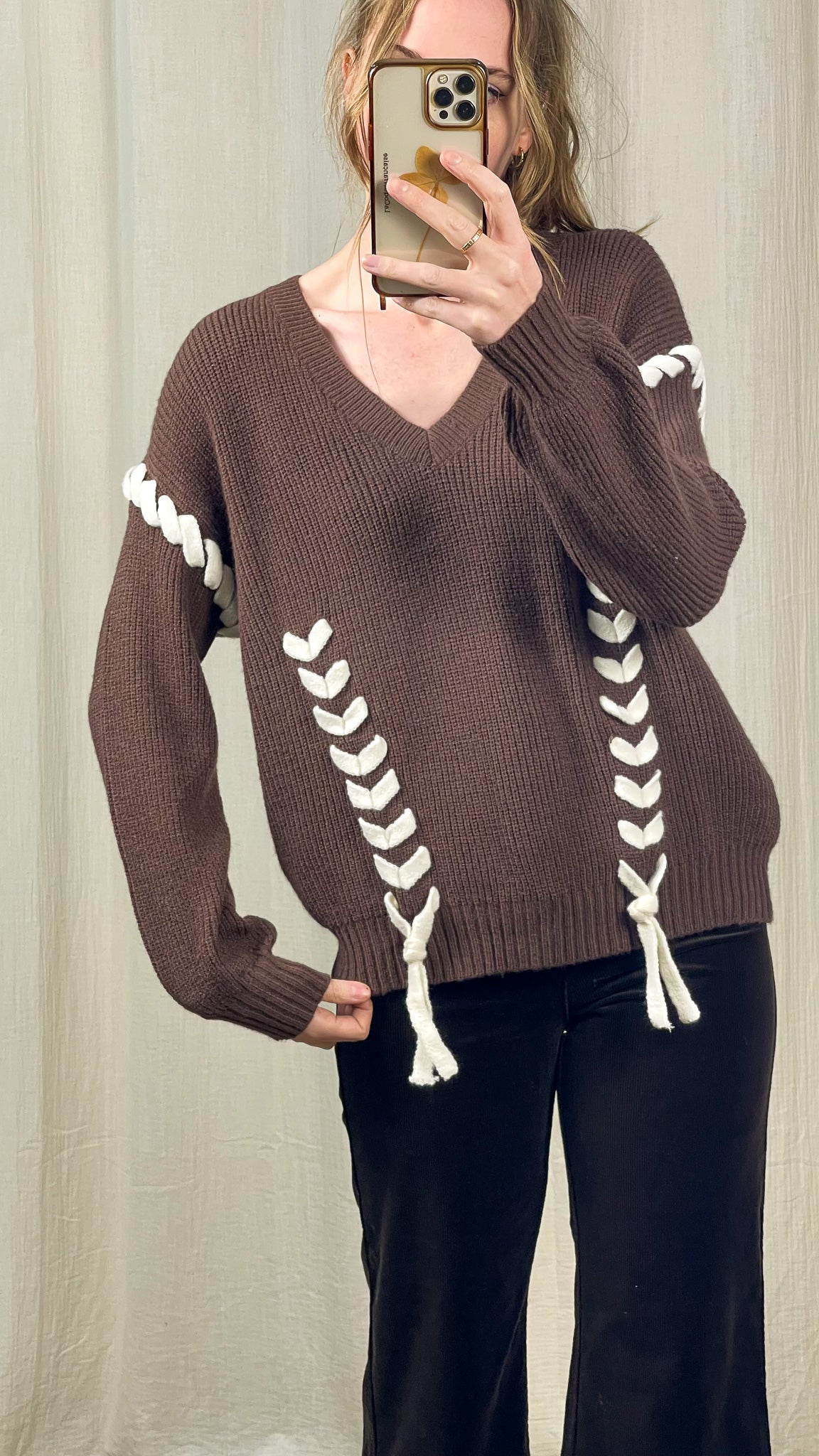 Pull Anna - Pull en maille tressée