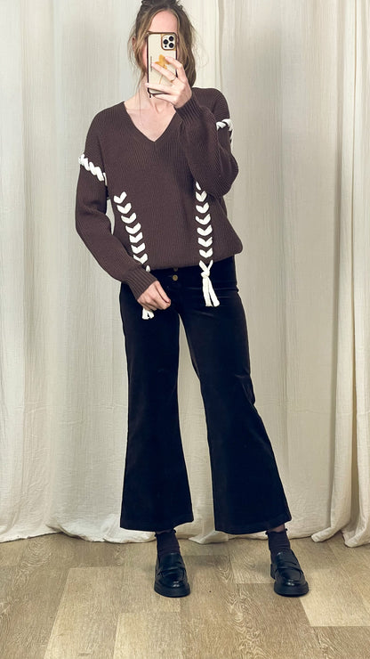 Pull Anna - Pull en maille tressée