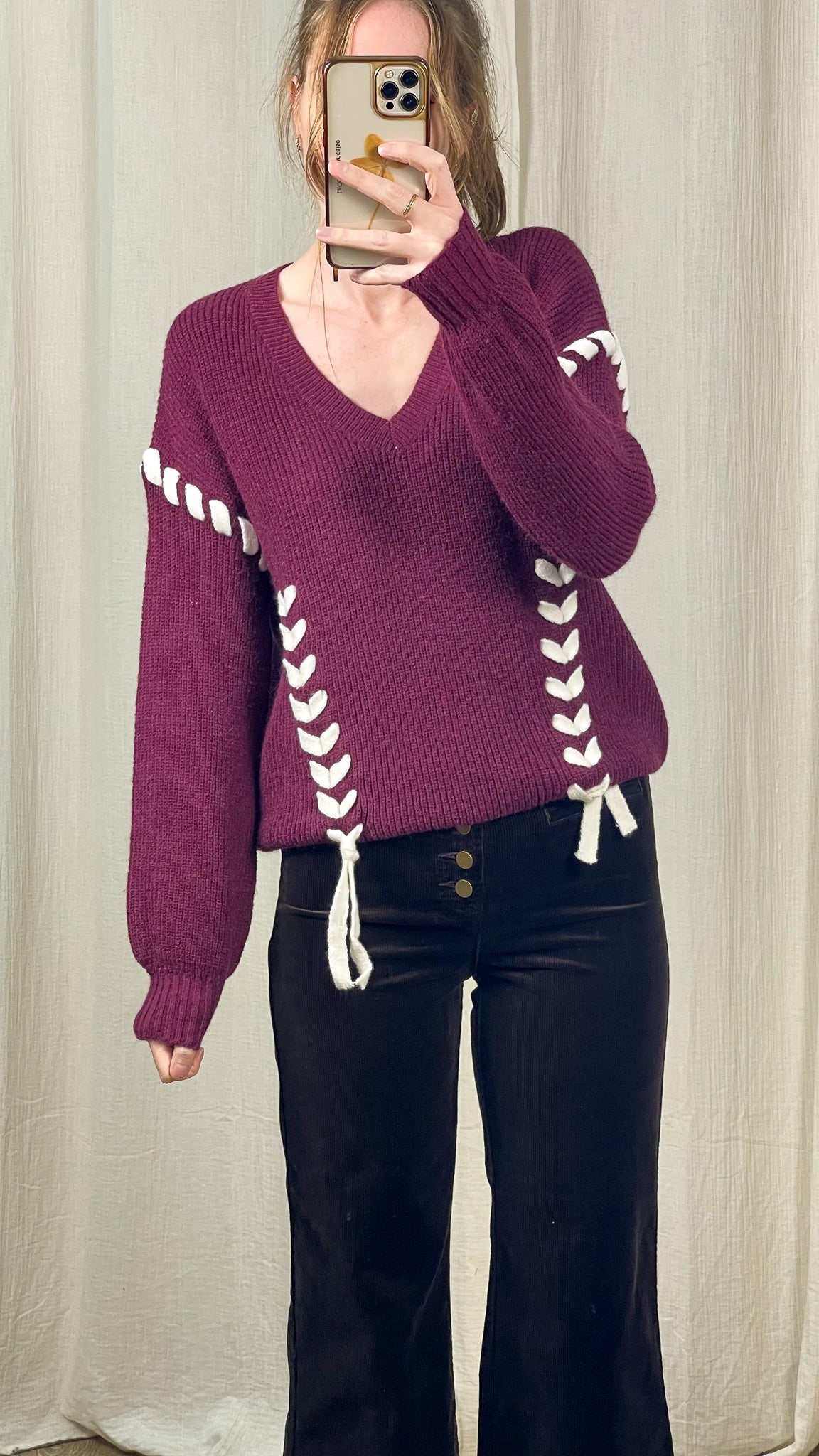 Pull Anna - Pull en maille tressée