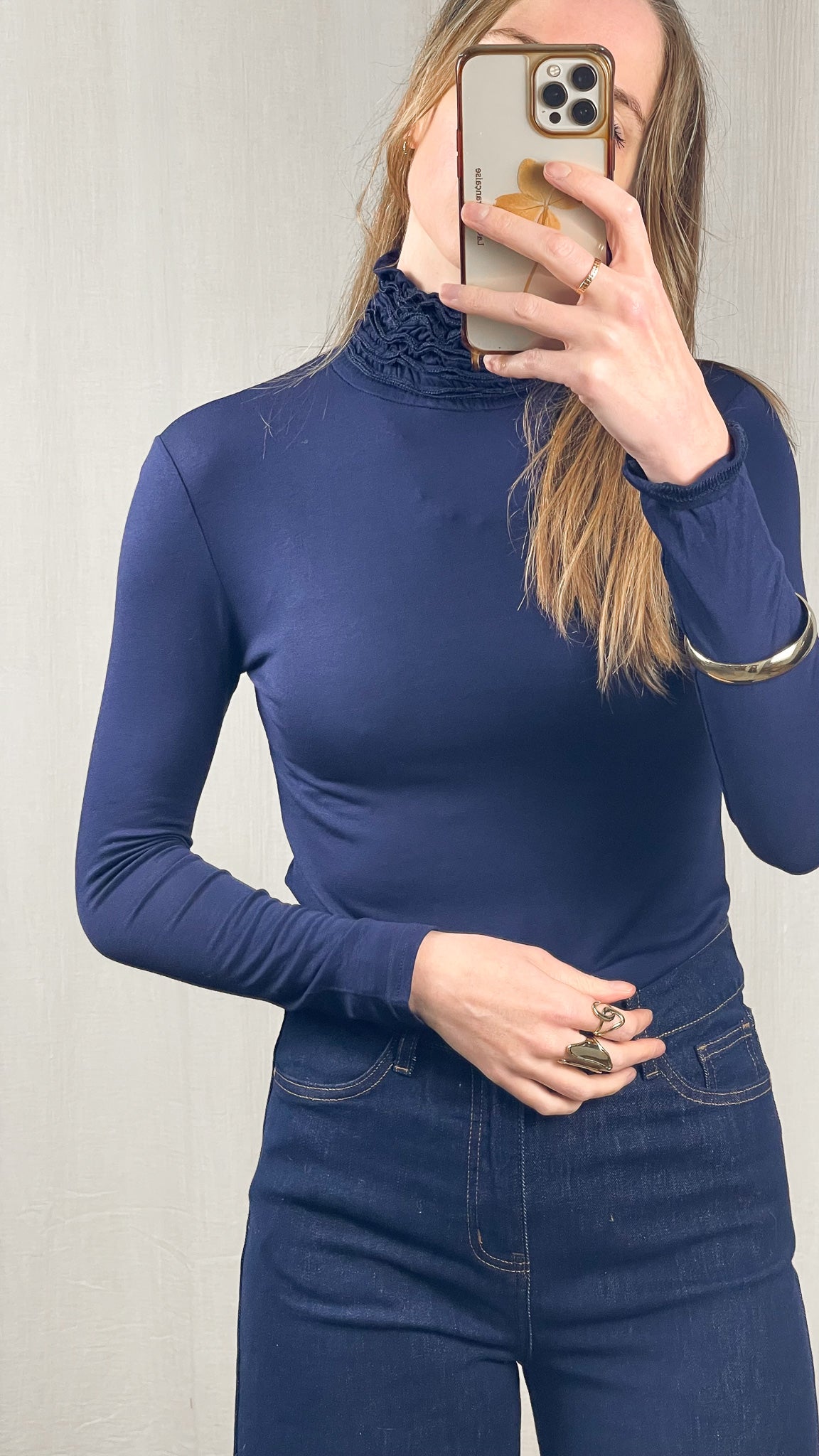 Sous-pull basique col montant