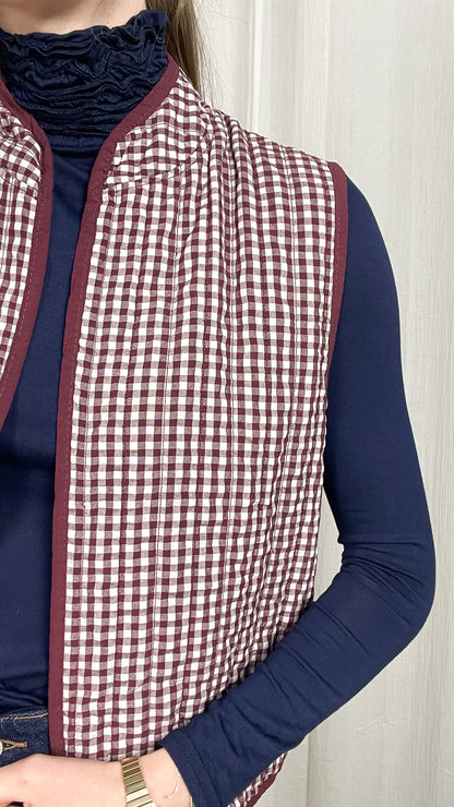 Veste Vichy - Veste boléro motif vichy