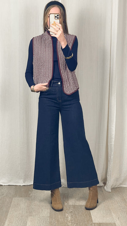 Veste Vichy - Veste boléro motif vichy