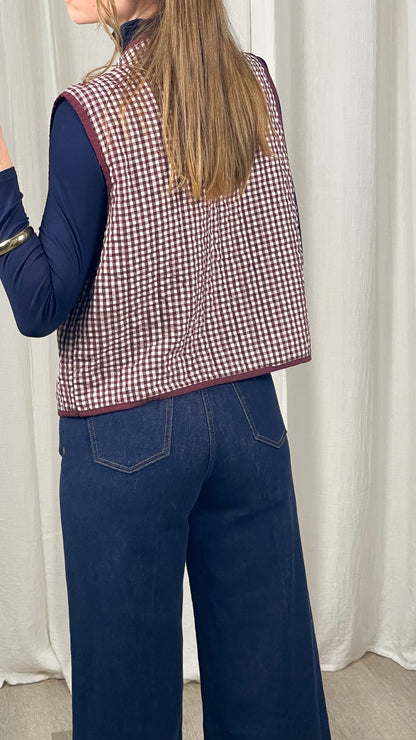 Veste Vichy - Veste boléro motif vichy