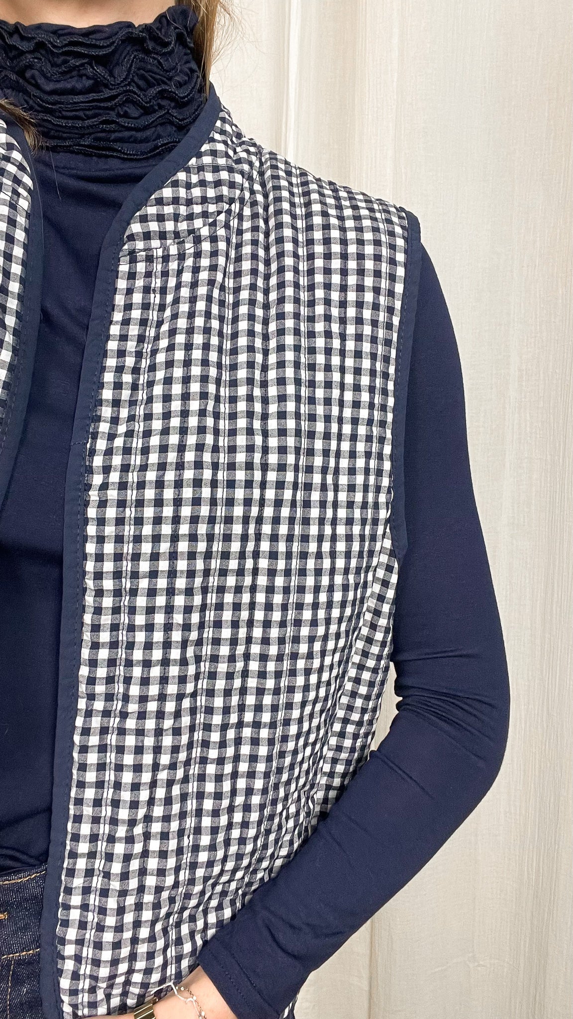 Veste Vichy - Veste boléro motif vichy