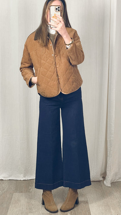 Veste Adèle - Veste matelassée en velours côtelé