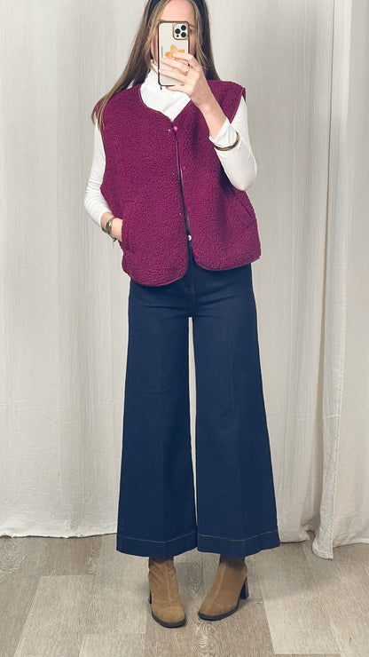 Veste sans manches moumoute - Veste Alisson