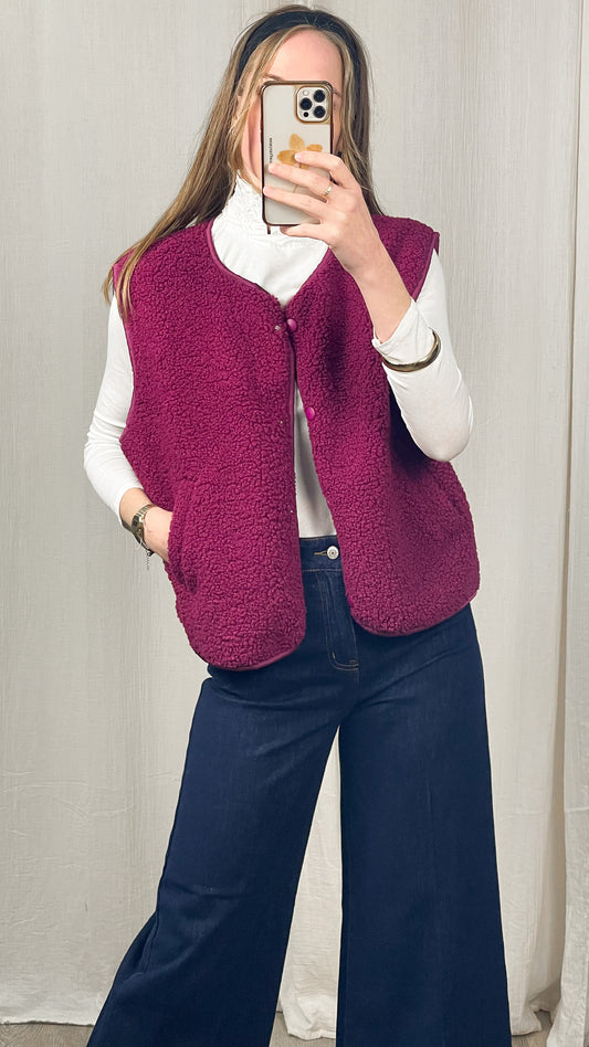 Veste sans manches moumoute - Veste Alisson