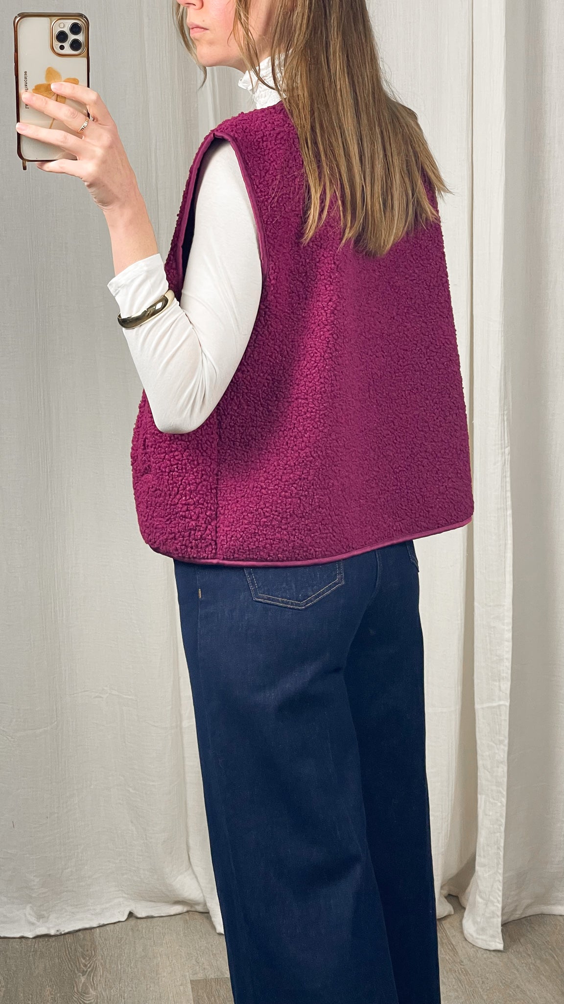 Veste sans manches moumoute - Veste Alisson