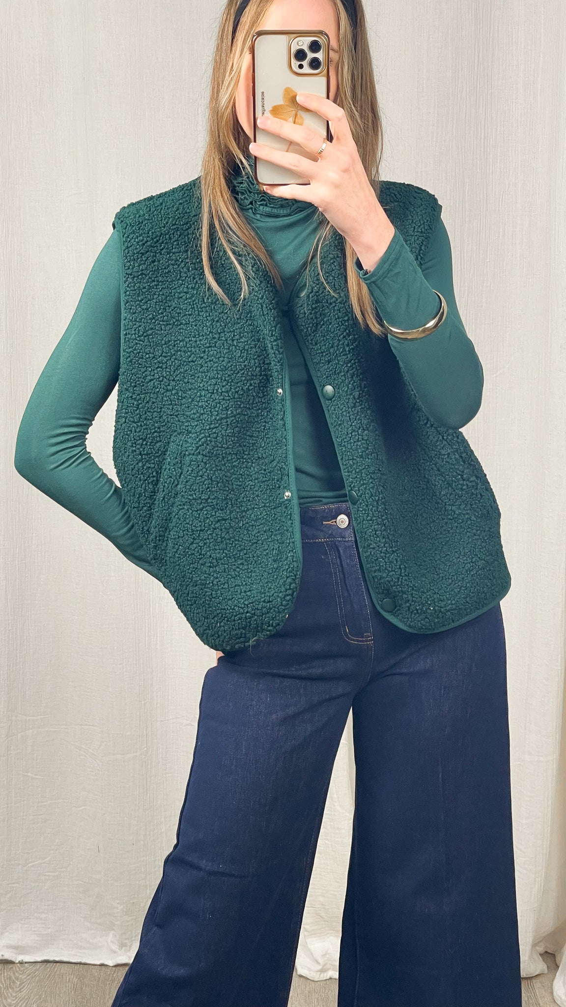 Veste sans manches moumoute - Veste Alisson