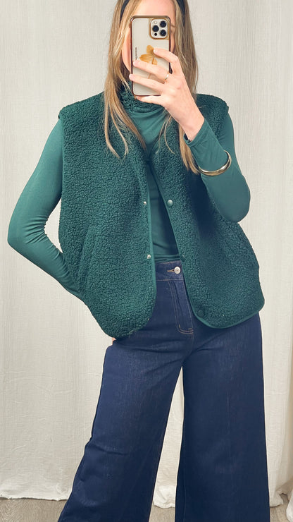 Veste sans manches moumoute - Veste Alisson