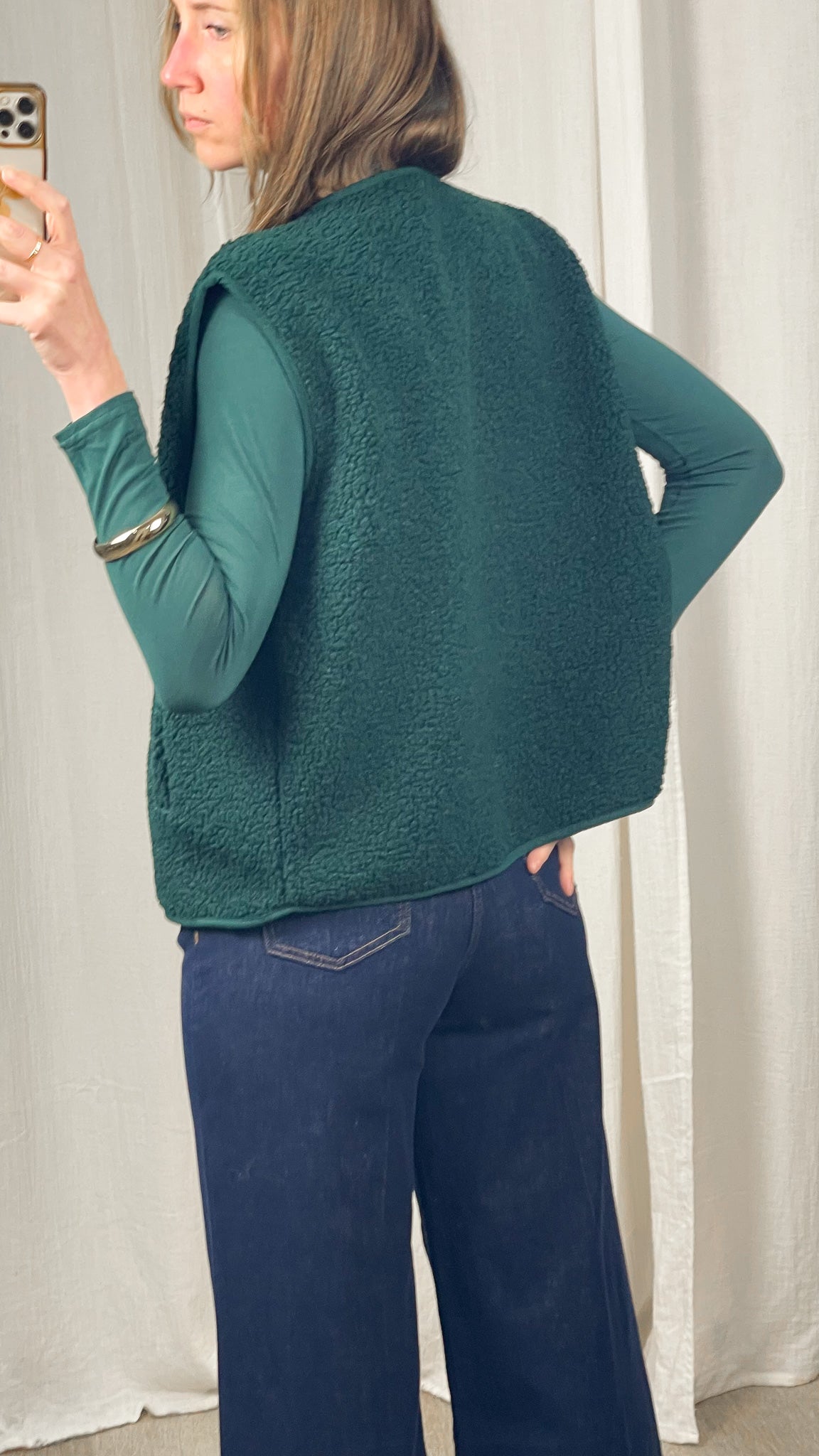 Veste sans manches moumoute - Veste Alisson