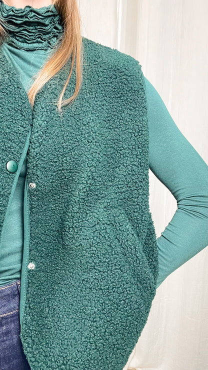 Veste sans manches moumoute - Veste Alisson