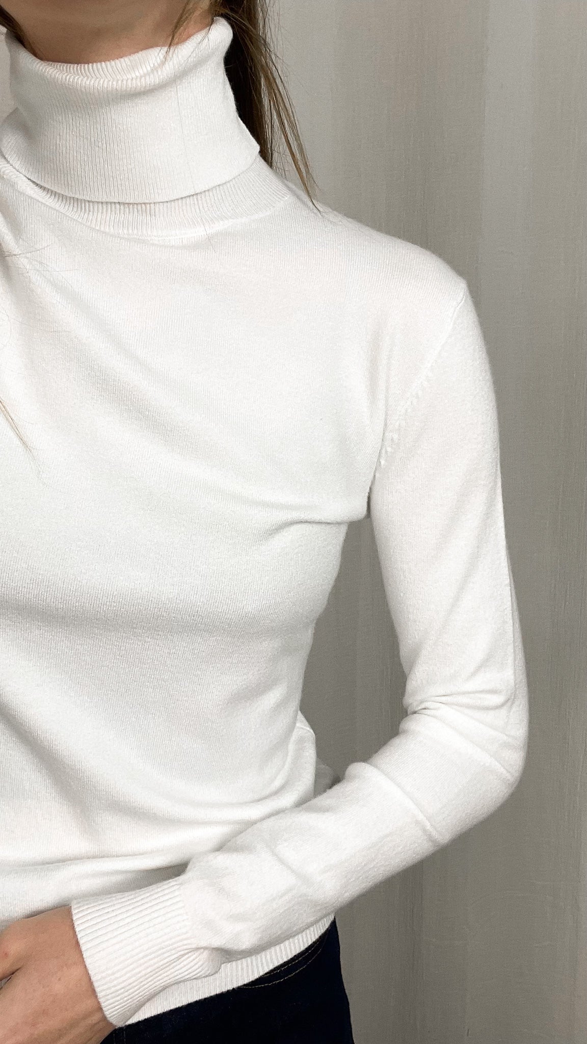 Pull Basique - Pull col roulé