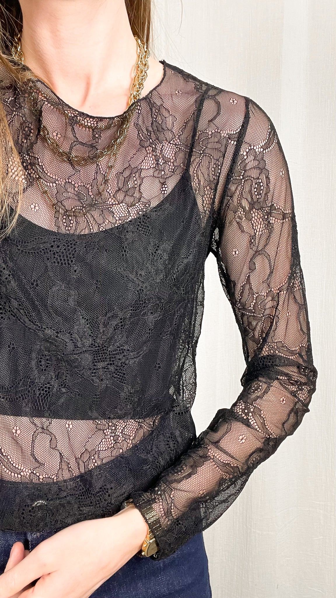 Top en dentelle - Top Maglia
