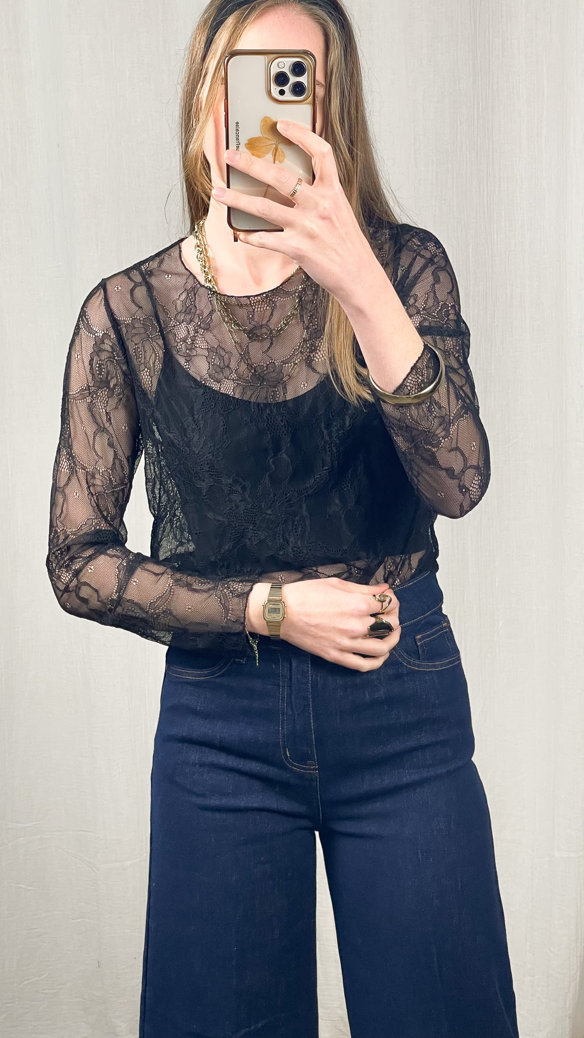 Top en dentelle - Top Maglia