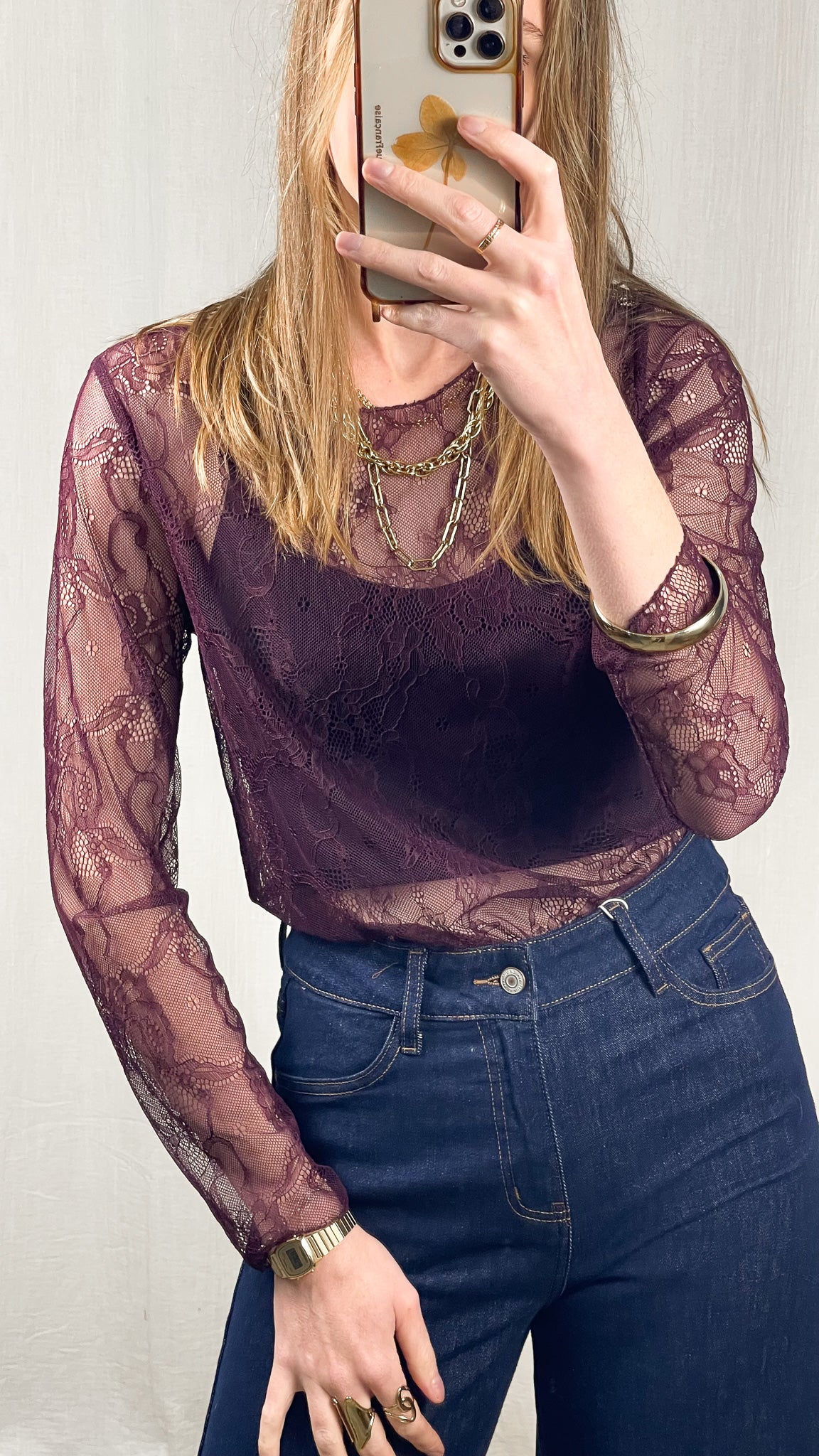 Top en dentelle - Top Maglia