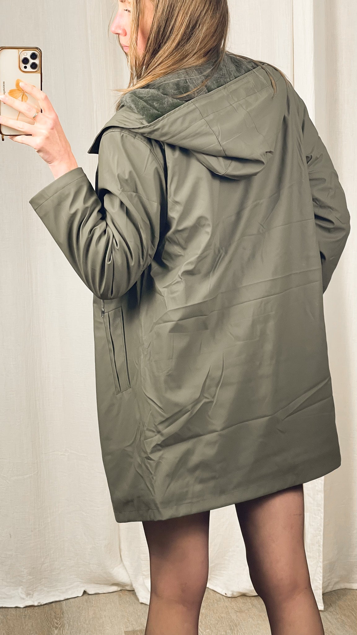 Imperméable fourré - K-way Céline