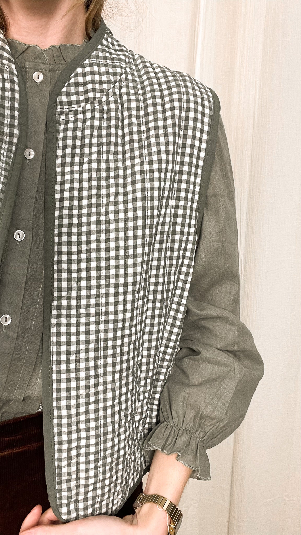 Veste Vichy - Veste boléro motif vichy