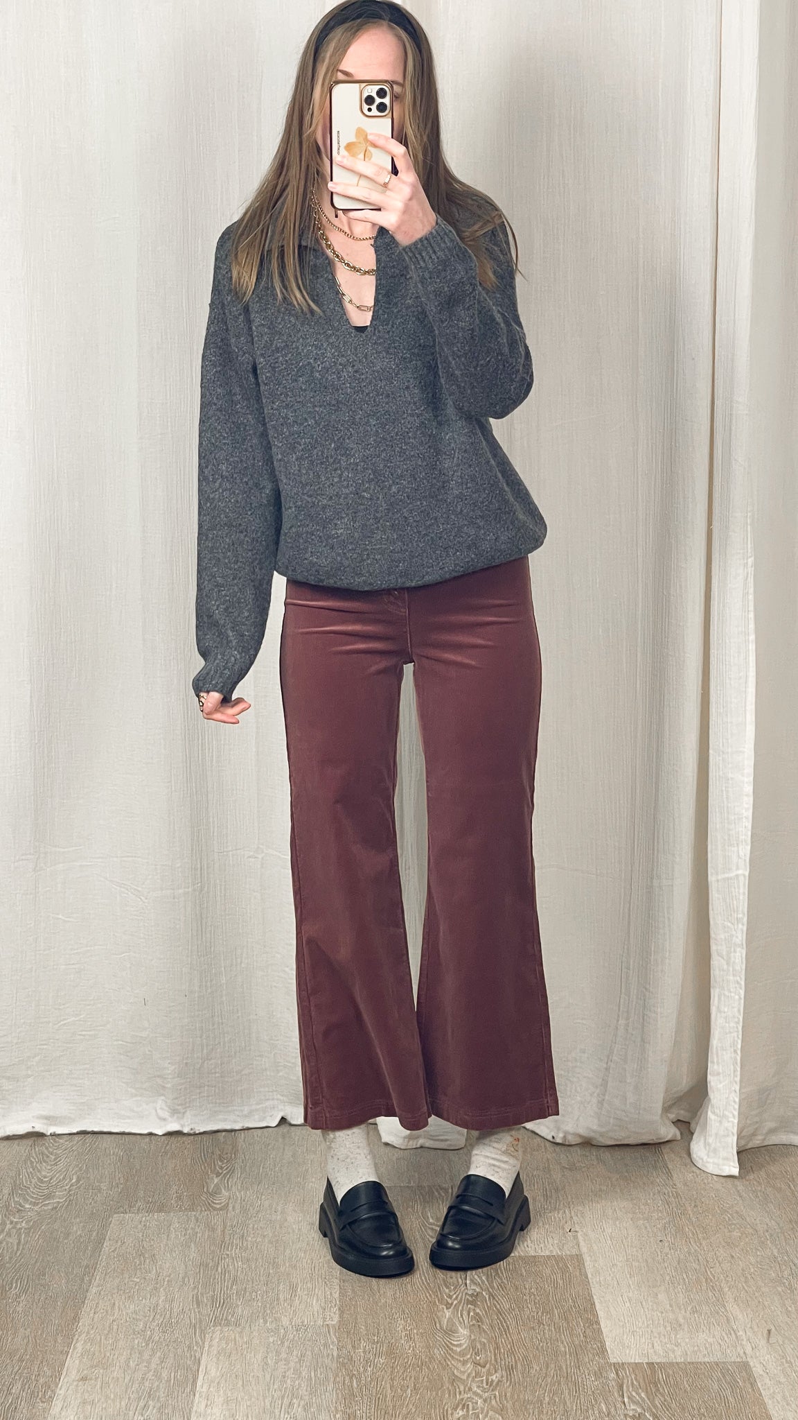 Pantalon Valentina - Pantalon en velours côtelé Oraije "Team Petite"