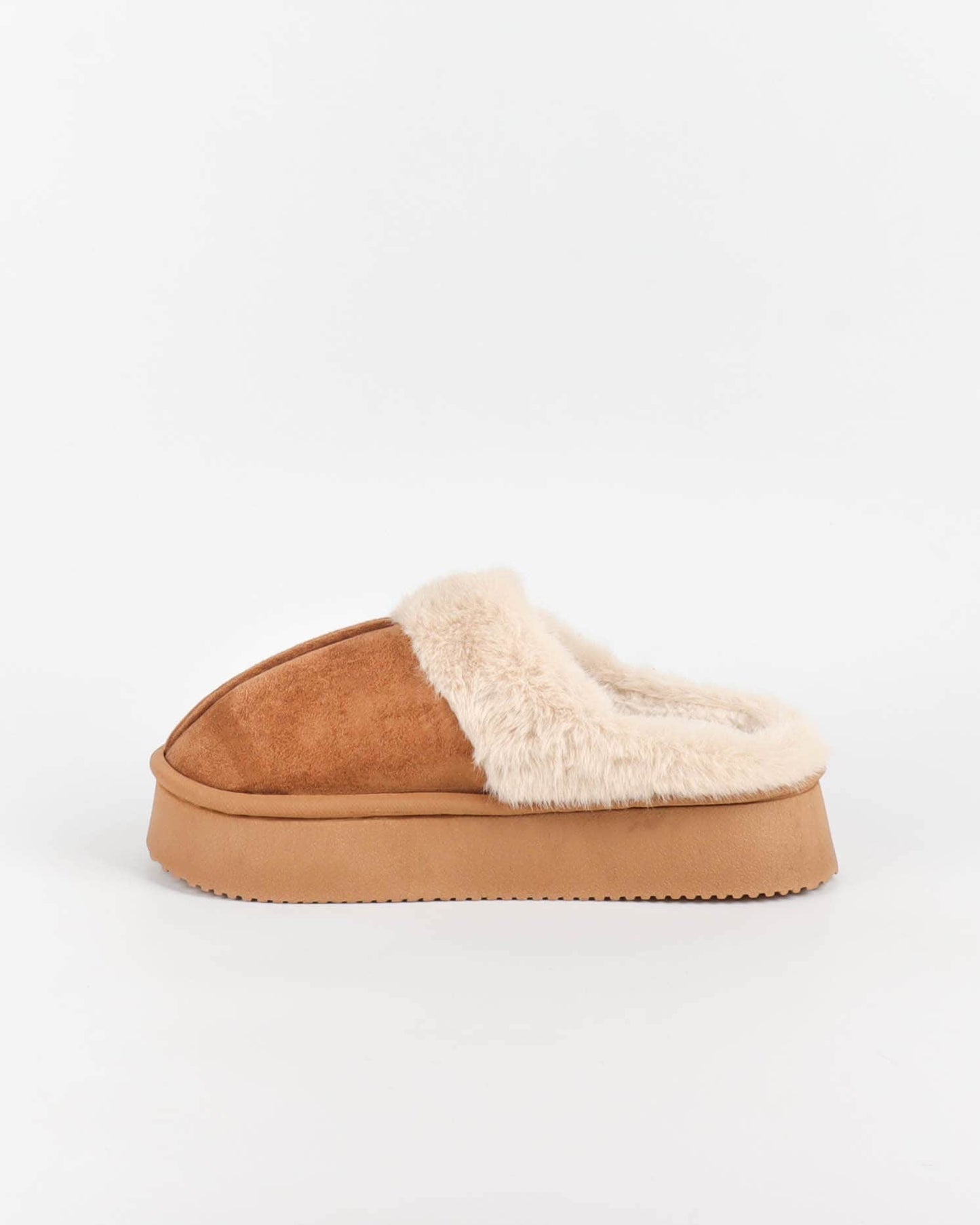 Chaussons mules plateforme