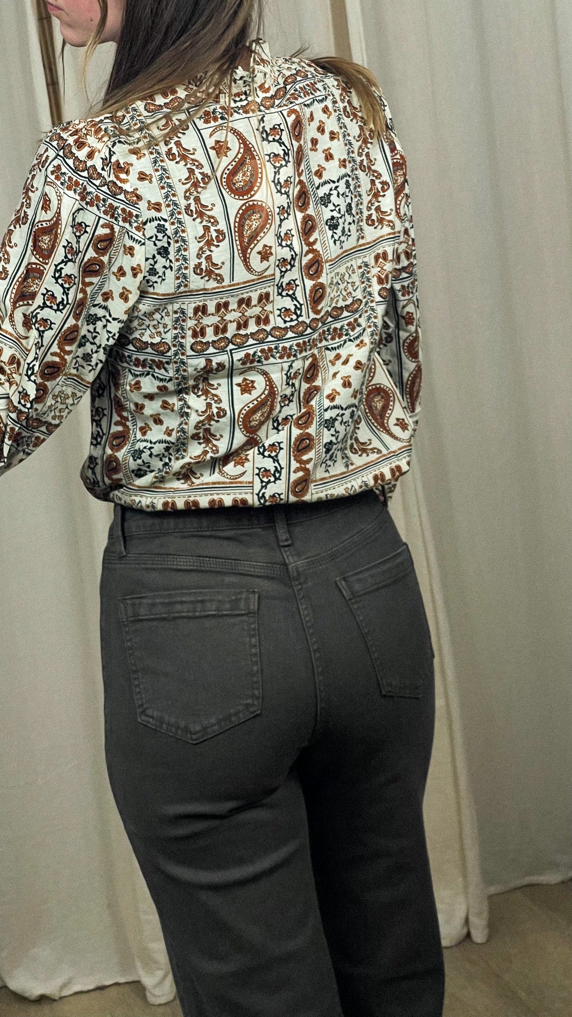 Blouse Aurore - Blouse fluide imprimée bohème