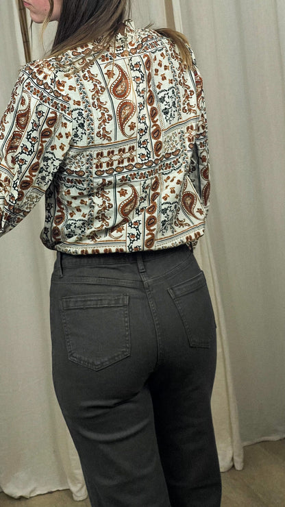 Blouse Aurore - Blouse fluide imprimée bohème