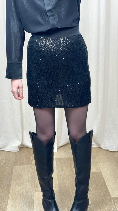 Jupe Jun – Jupe courte à sequins
