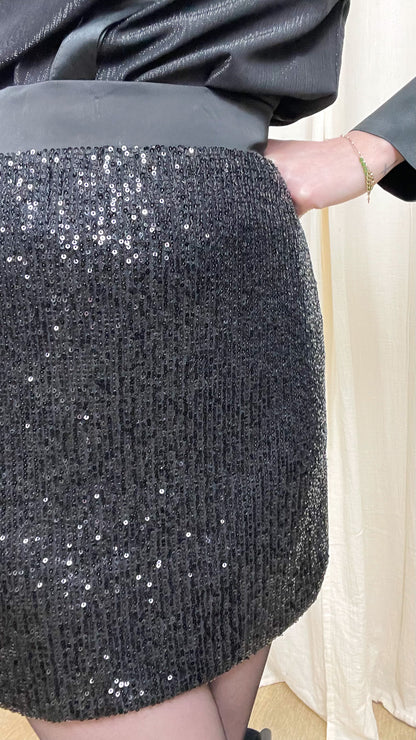 Jupe Jun – Jupe courte à sequins