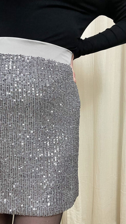 Jupe Jun – Jupe courte à sequins
