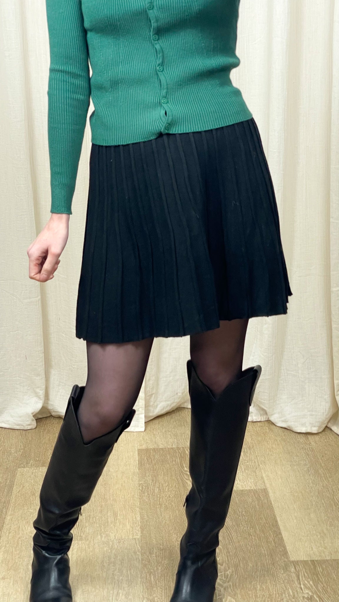 Jupe Isadora – Jupe plissée en maille