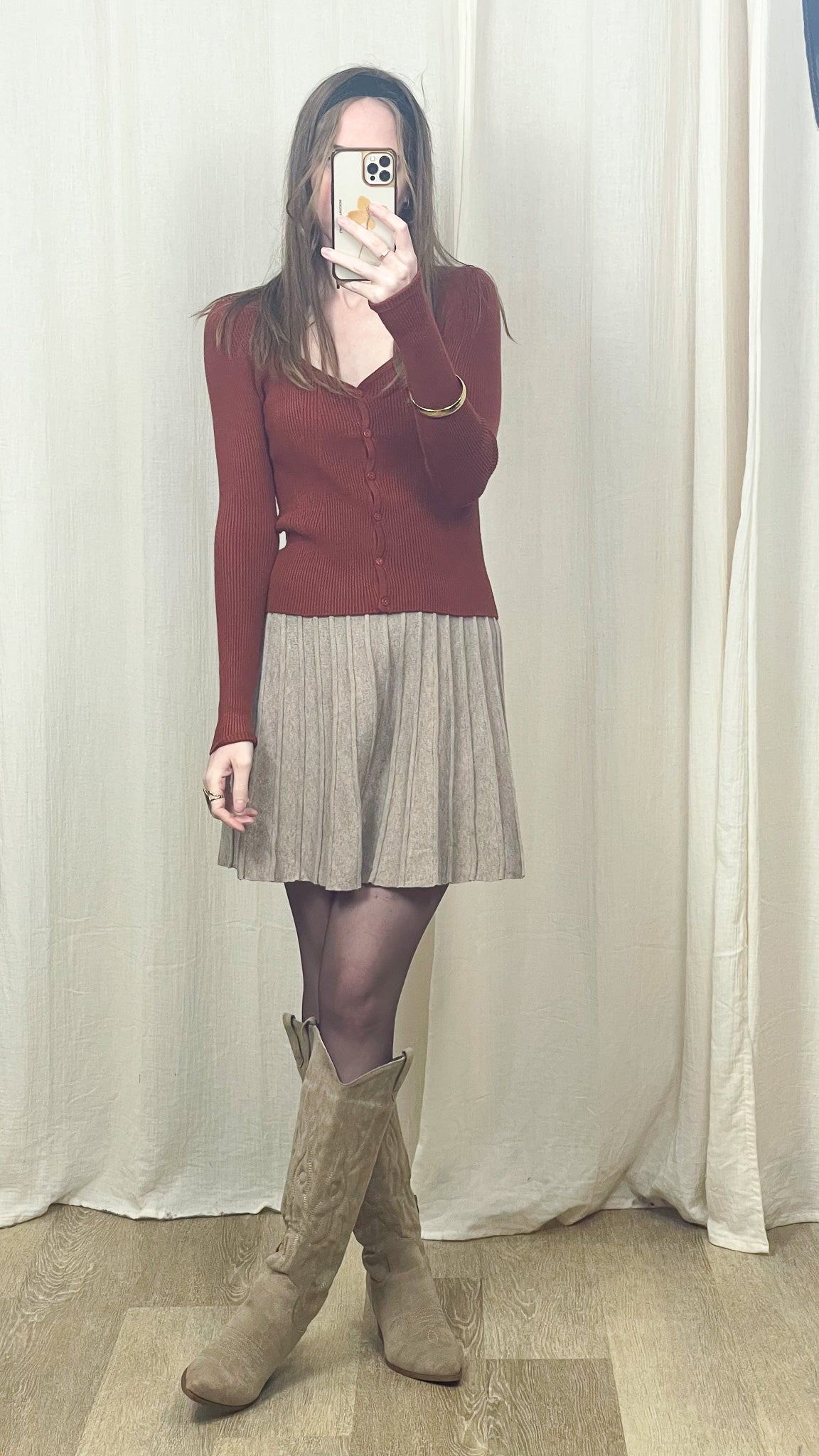 Jupe Isadora – Jupe plissée en maille