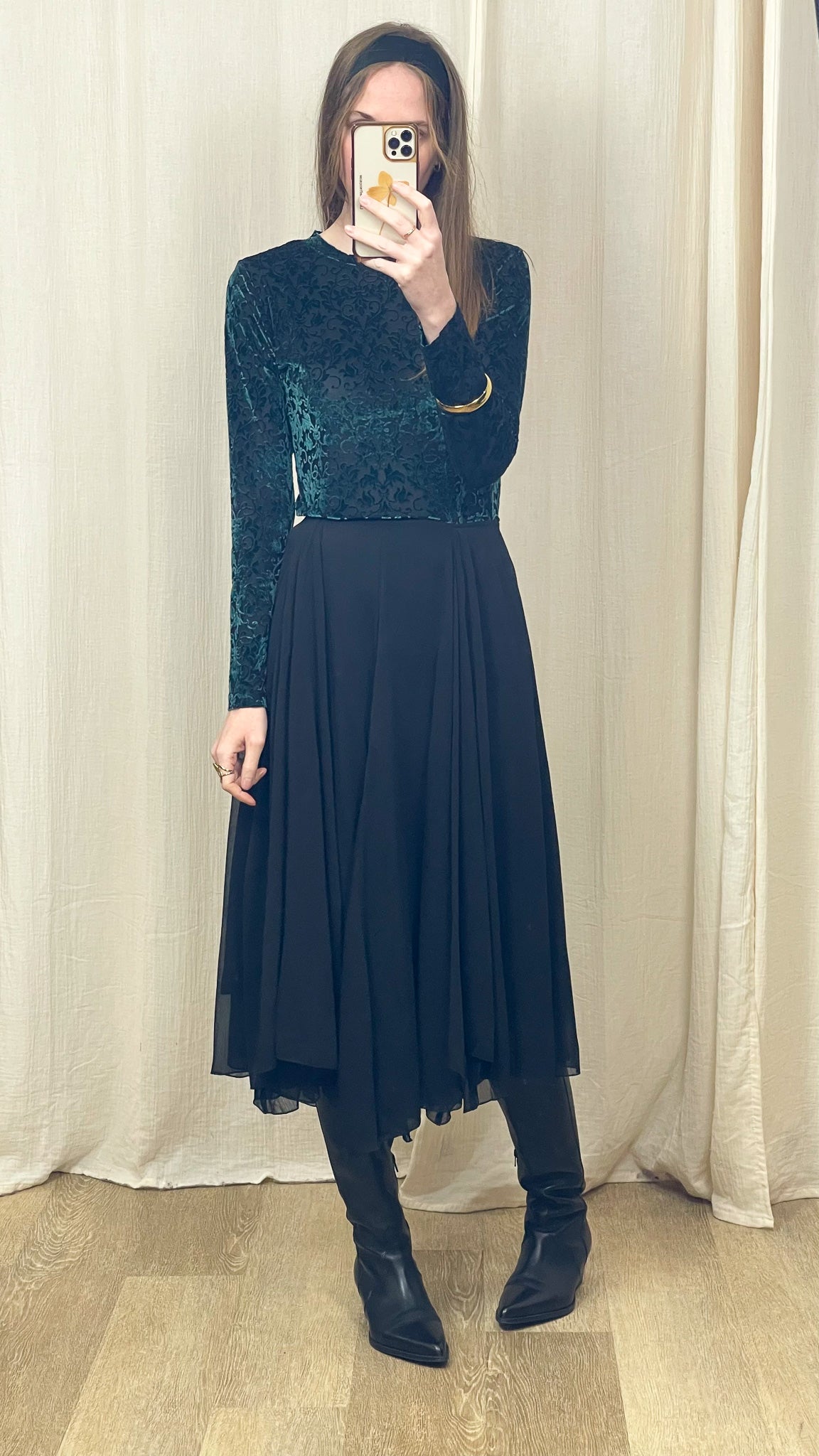 Jupe Prune - Jupe longue fluide